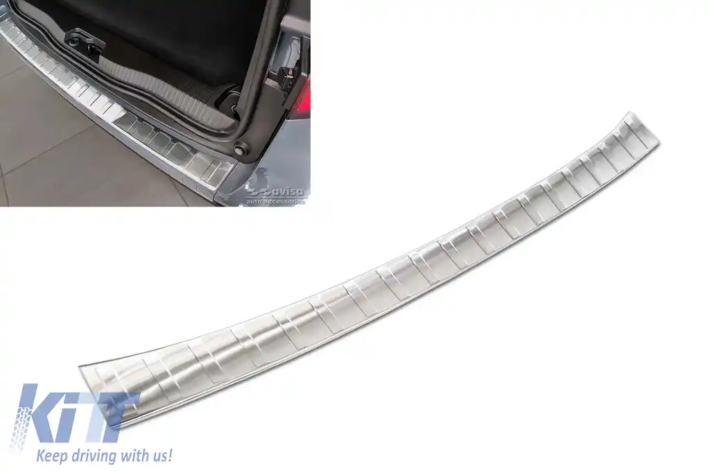 Protector de bara spate Avisa potrivit pentru Mercedes Citan W420 după 2021, crom