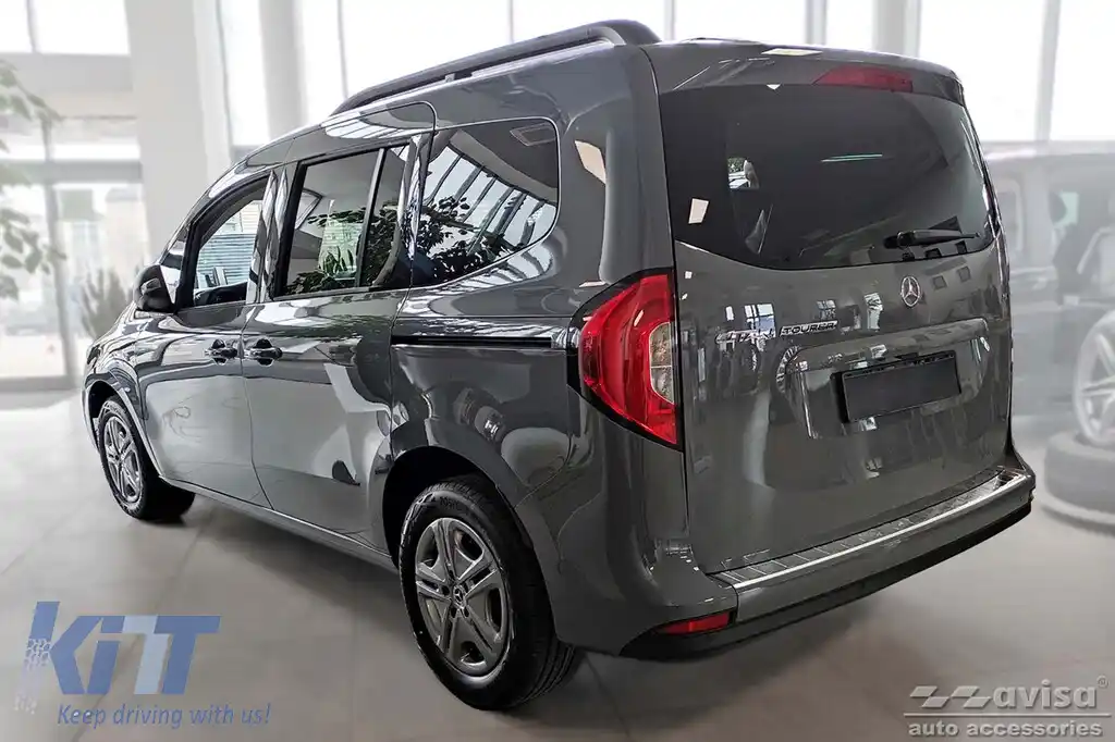 Protector de bara spate Avisa potrivit pentru Mercedes Citan W420 după 2021, crom-image-6211767