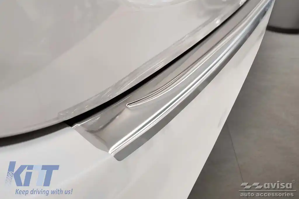 Protector de bara spate Avisa potrivit pentru Toyota Corolla sedan după 2018, Corolla GR Sport sedan după 2019, crom-image-6211790