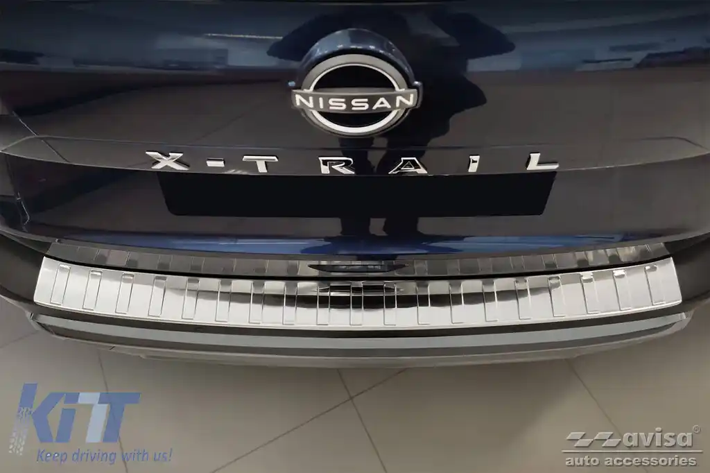 Protector de bara spate Avisa potrivit pentru Nissan X-Trail T33 după 2021, crom-image-6211798