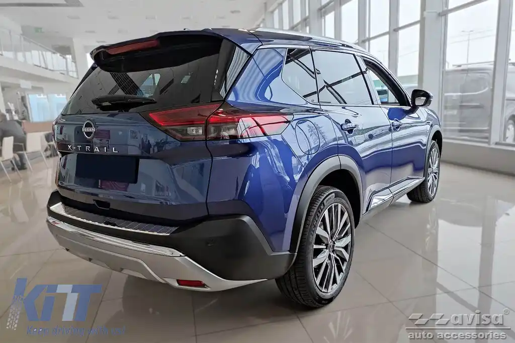 Protector de bara spate Avisa potrivit pentru Nissan X-Trail T33 după 2021, crom-image-6211800