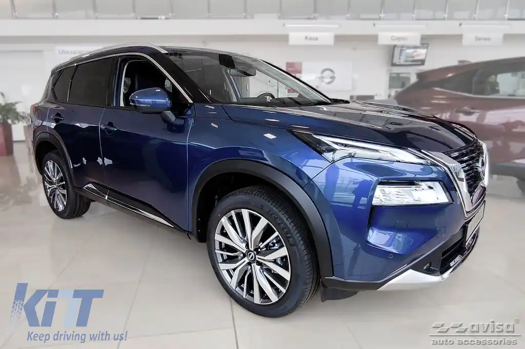 Protector de bara spate Avisa potrivit pentru Nissan X-Trail T33 după 2021, crom-image-6211801