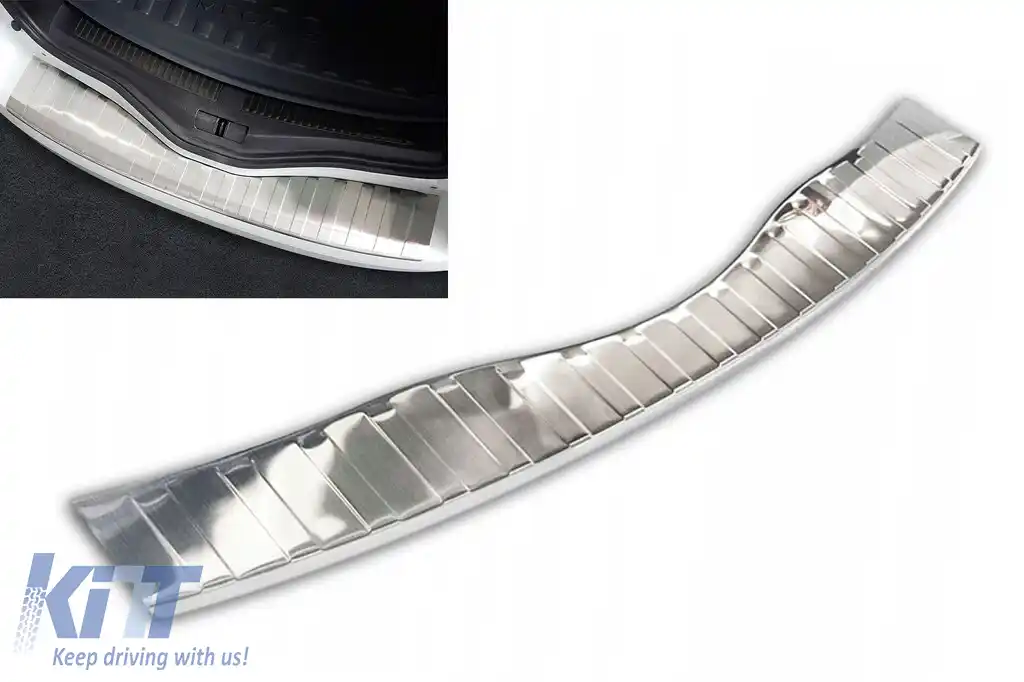 Protector de bara spate Avisa potrivit pentru Renault Megane Grandtourer 2016-2020, după 2020, crom