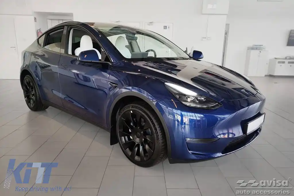 Protector de bara spate Avisa potrivit pentru Tesla Model Y după 2020, negru mat-image-6211843