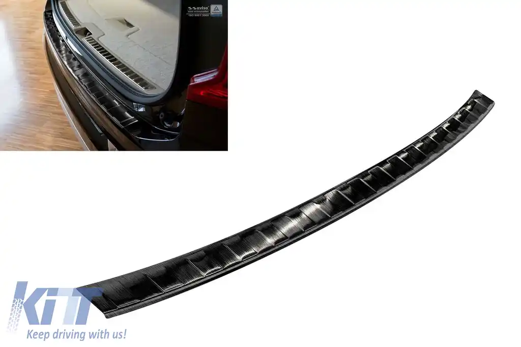 Protector de bara spate Avisa potrivit pentru Volvo XC90 după 2015, lac negru