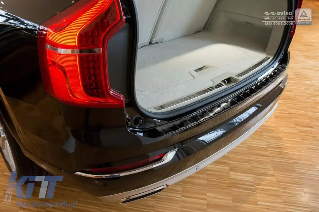 Protector de bara spate Avisa potrivit pentru Volvo XC90 după 2015, lac negru-image-6211852