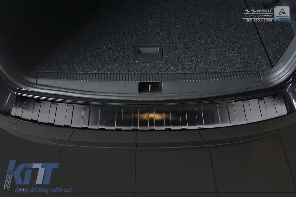 Protector de bara spate Avisa potrivit pentru Skoda Octavia Combi 2016-2019, lac negru-image-6211888