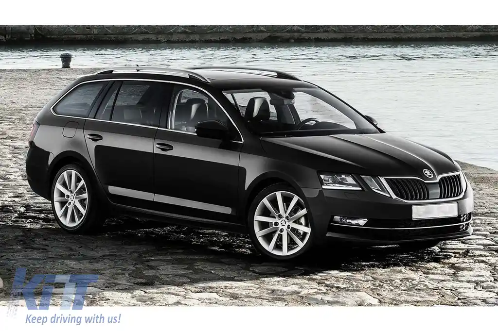 Protector de bara spate Avisa potrivit pentru Skoda Octavia Combi 2016-2019, lac negru-image-6211890