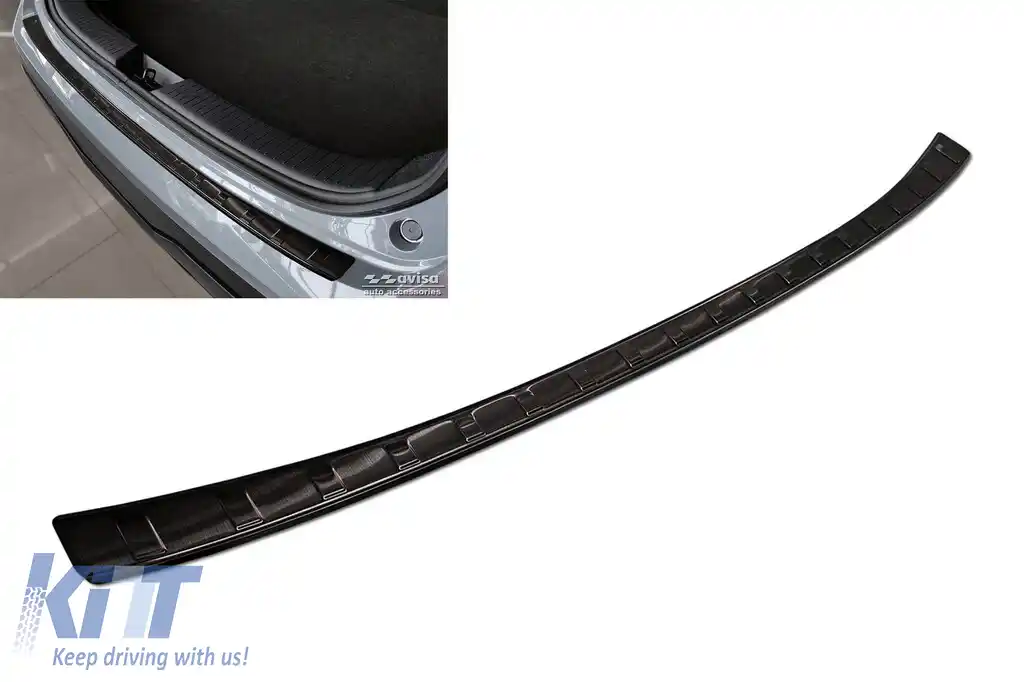 Protector de bara spate Avisa potrivit pentru Nissan Qashqai după 2021, lac negru