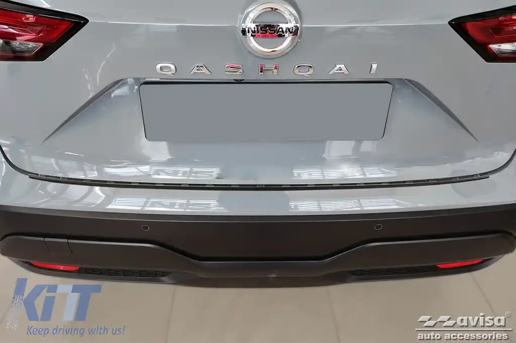Protector de bara spate Avisa potrivit pentru Nissan Qashqai după 2021, lac negru-image-6211901