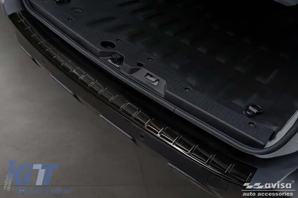 Protector de bara spate Avisa potrivit pentru Renault Express Van cu 4 uși după 2021, lac negru-image-6211908