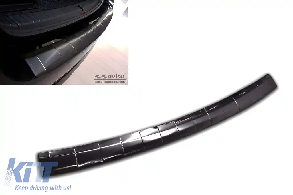 Protector de bara spate Avisa potrivit pentru Skoda Octavia Combi după 2019, Octavia RS după 2020, lac negru