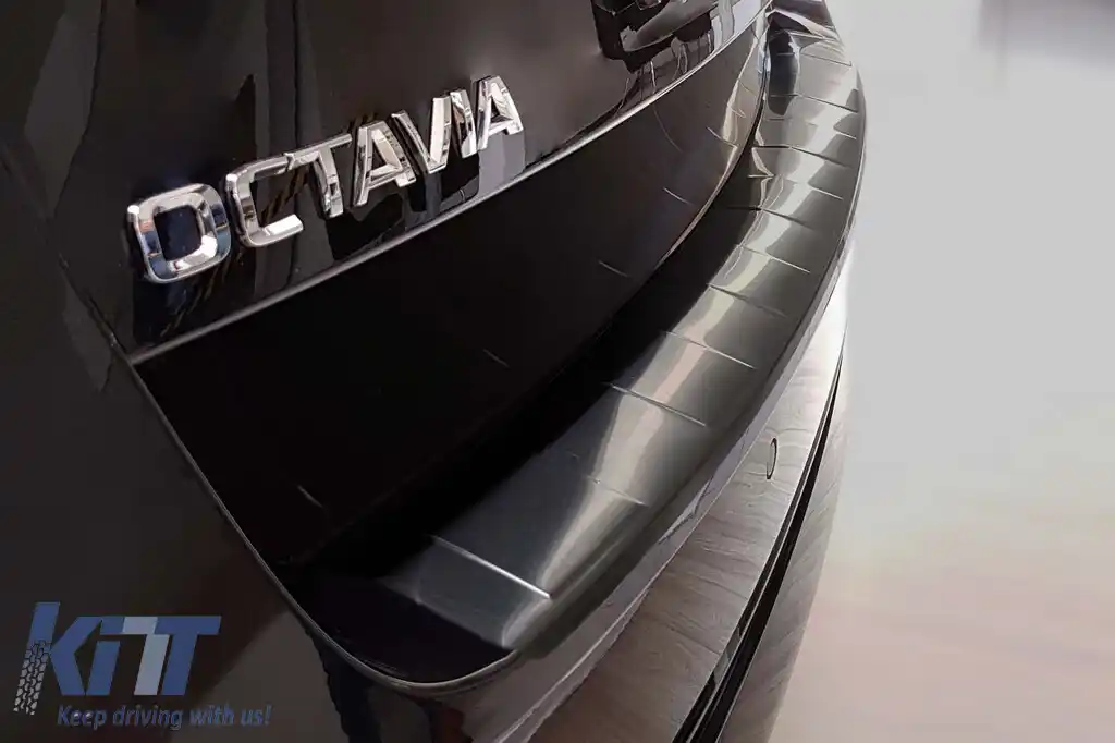 Protector de bara spate Avisa potrivit pentru Skoda Octavia Combi după 2019, Octavia RS după 2020, lac negru-image-6211962