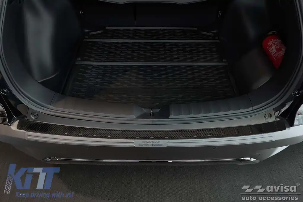 Protector de bara spate Avisa potrivit pentru Toyota Corolla Cross după 2022, culoare carbon-image-6212005