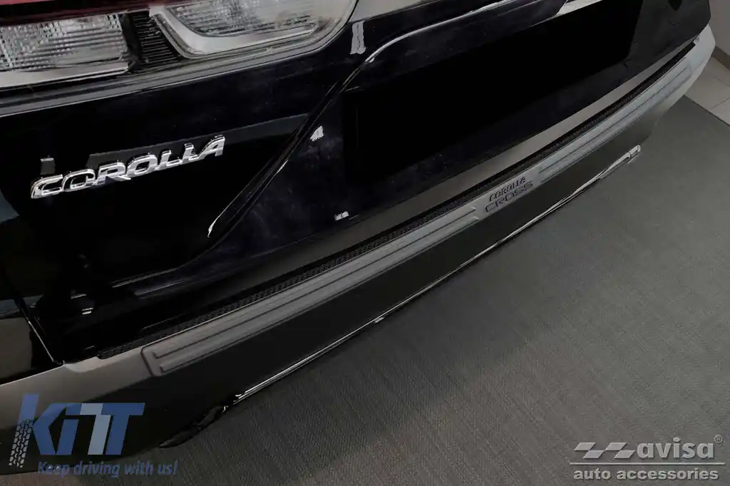 Protector de bara spate Avisa potrivit pentru Toyota Corolla Cross după 2022, culoare carbon-image-6212006