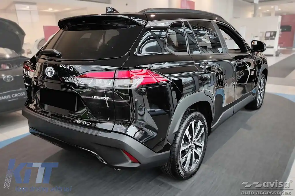 Protector de bara spate Avisa potrivit pentru Toyota Corolla Cross după 2022, culoare carbon-image-6212008