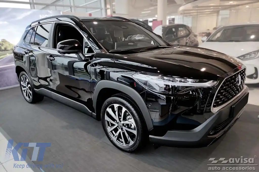 Protector de bara spate Avisa potrivit pentru Toyota Corolla Cross după 2022, culoare carbon-image-6212009