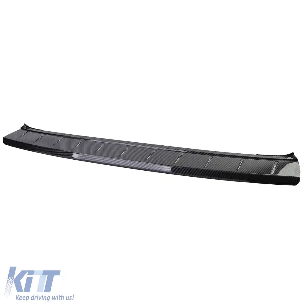 Protector de bumper ABS cu aspect de carbon, potrivit pentru VW Bus T5 T6 cu hayon-image-6192560
