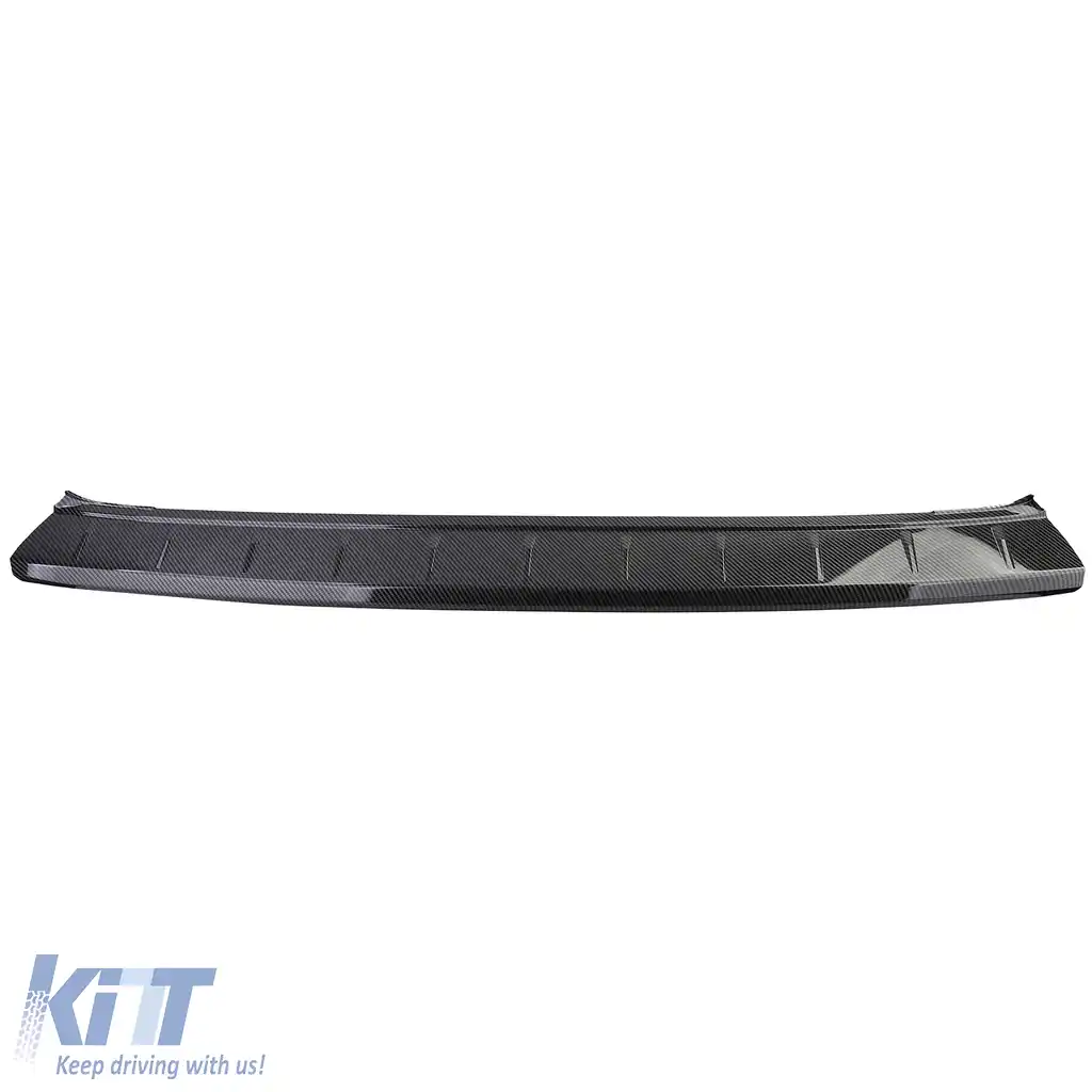 Protector de bumper ABS cu aspect de carbon, potrivit pentru VW Bus T5 T6 cu hayon-image-6192561