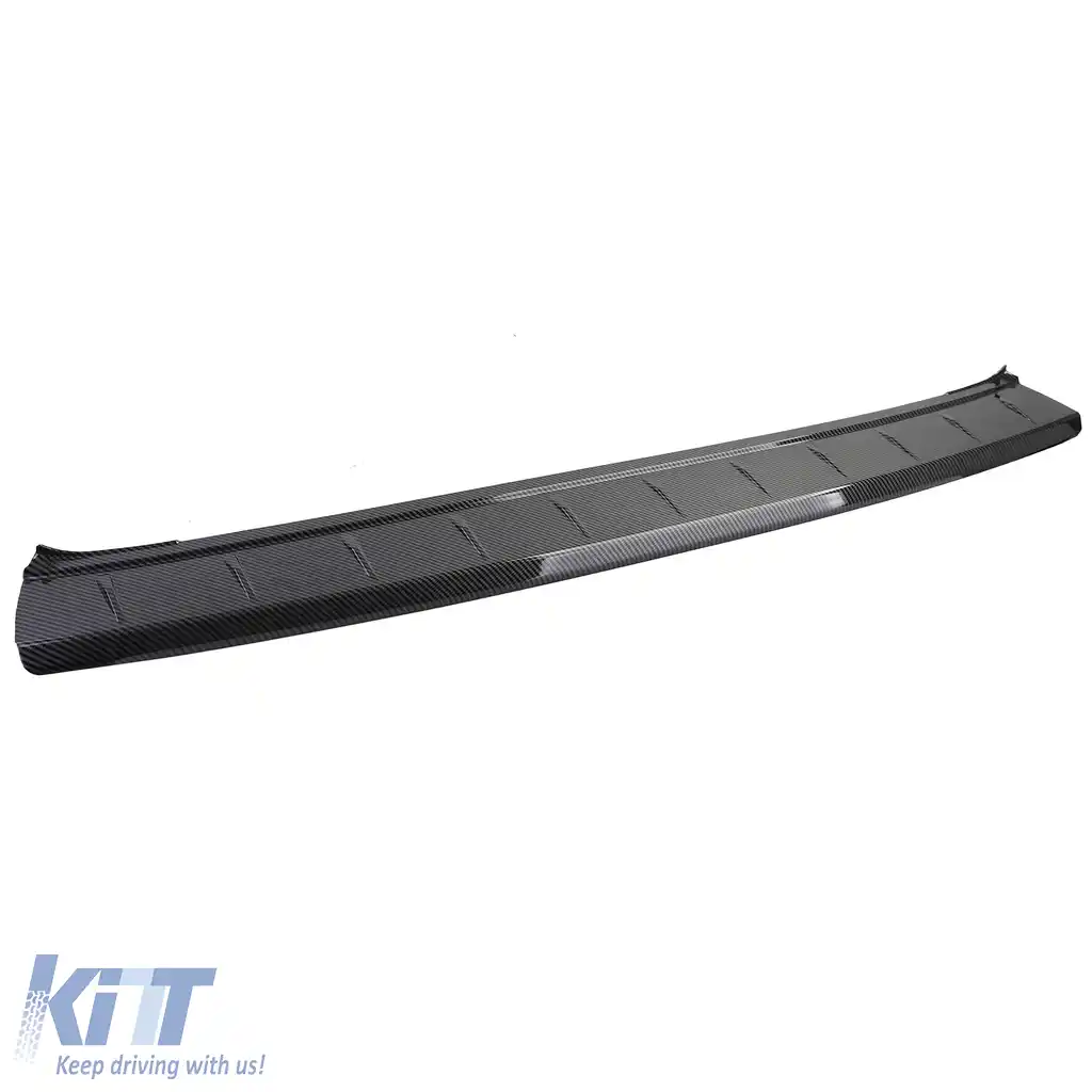 Protector de bumper ABS cu aspect de carbon, potrivit pentru VW Bus T5 T6 cu hayon-image-6192562