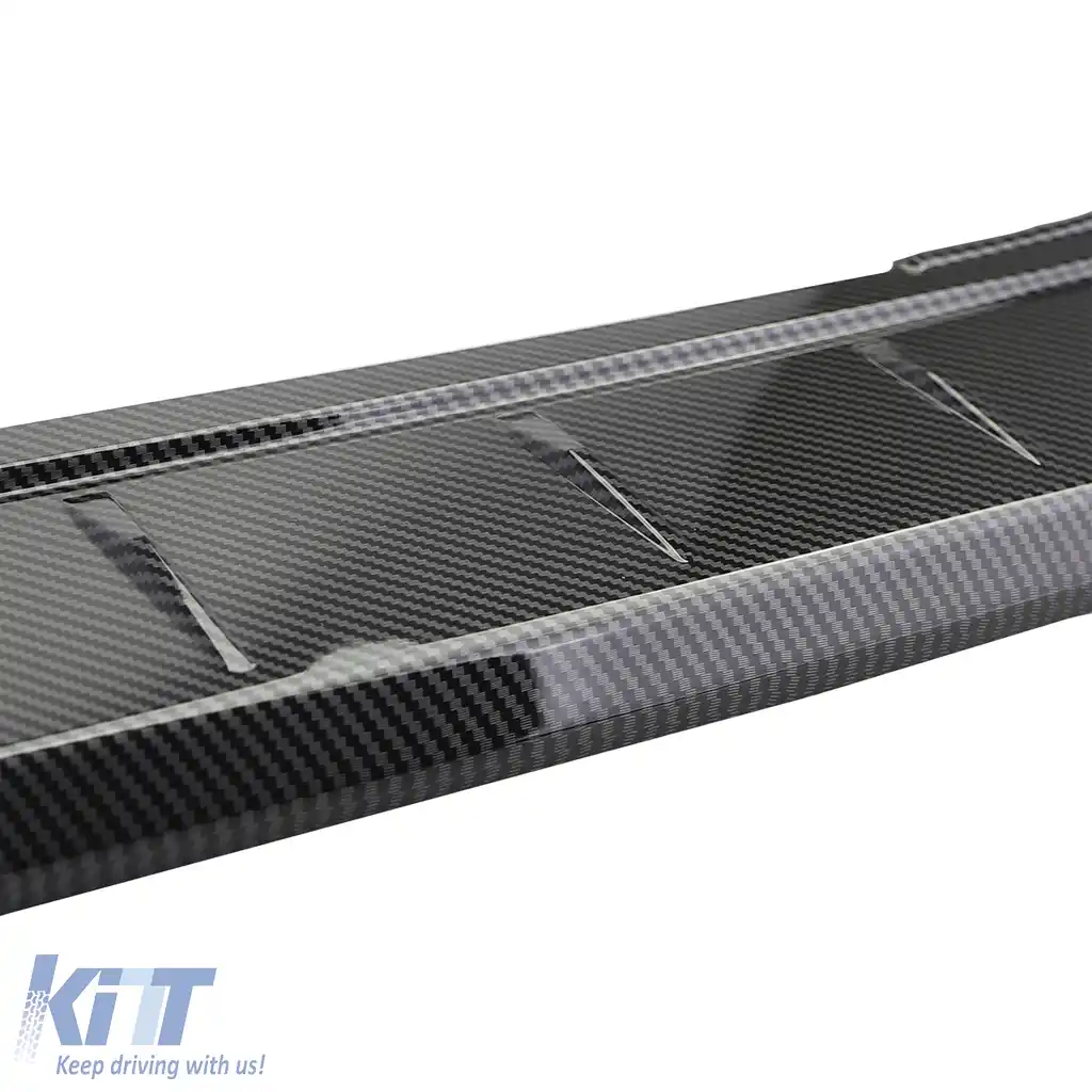 Protector de bumper ABS cu aspect de carbon, potrivit pentru VW Bus T5 T6 cu hayon-image-6192564