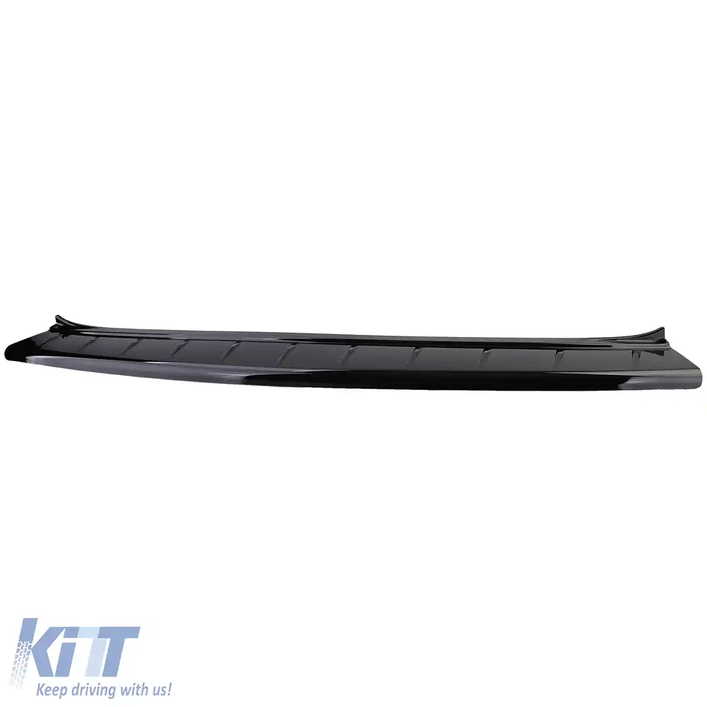 Protector de bumper ABS negru lucios, potrivit pentru VW Bus T5 T6 cu ușă dublă-image-6257500