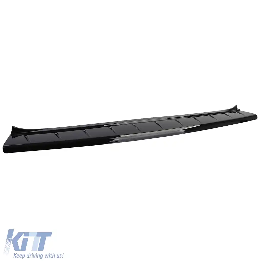 Protector de bumper ABS negru lucios, potrivit pentru VW Bus T5 T6 cu ușă dublă-image-6257502