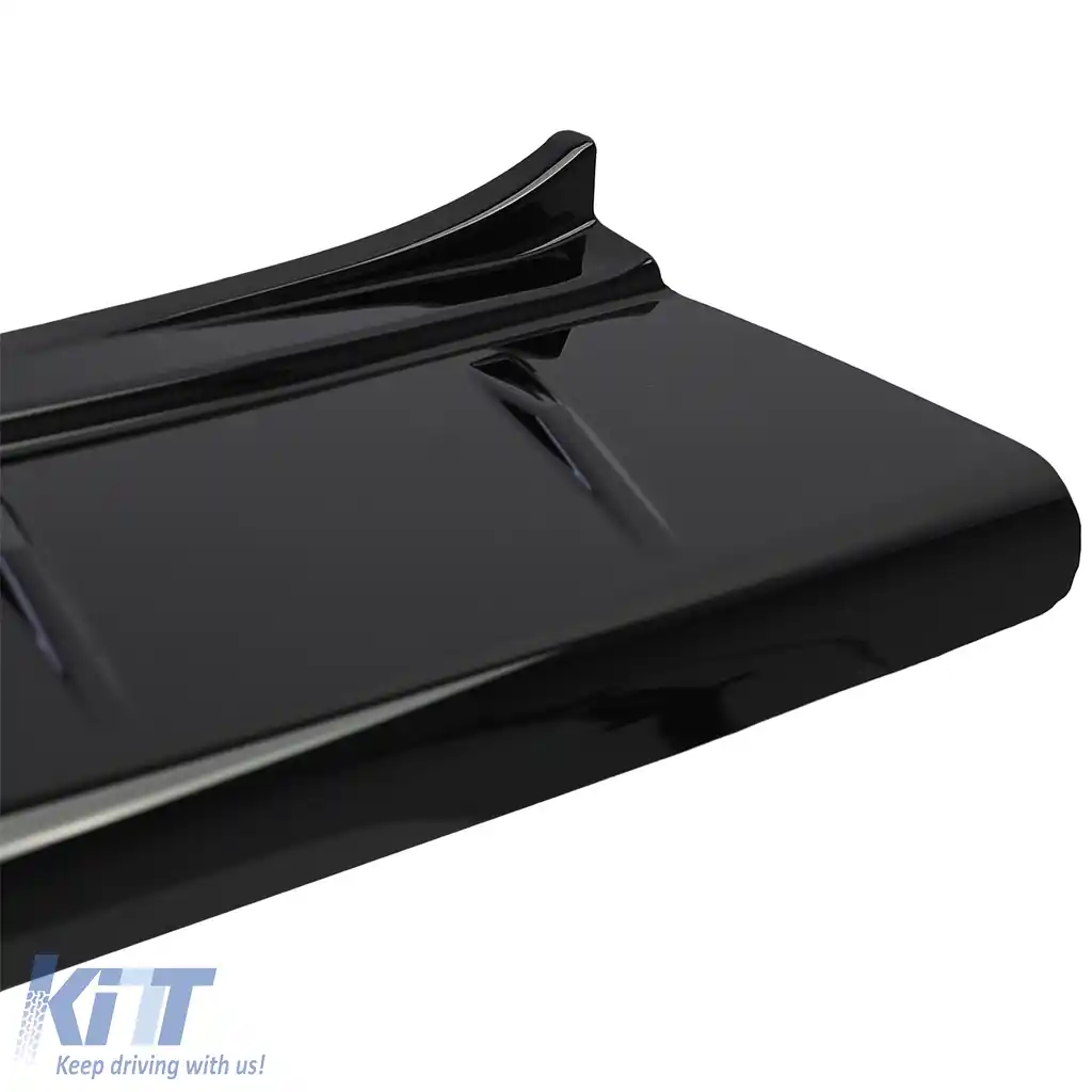 Protector de bumper ABS negru lucios, potrivit pentru VW Bus T5 T6 cu ușă dublă-image-6257503