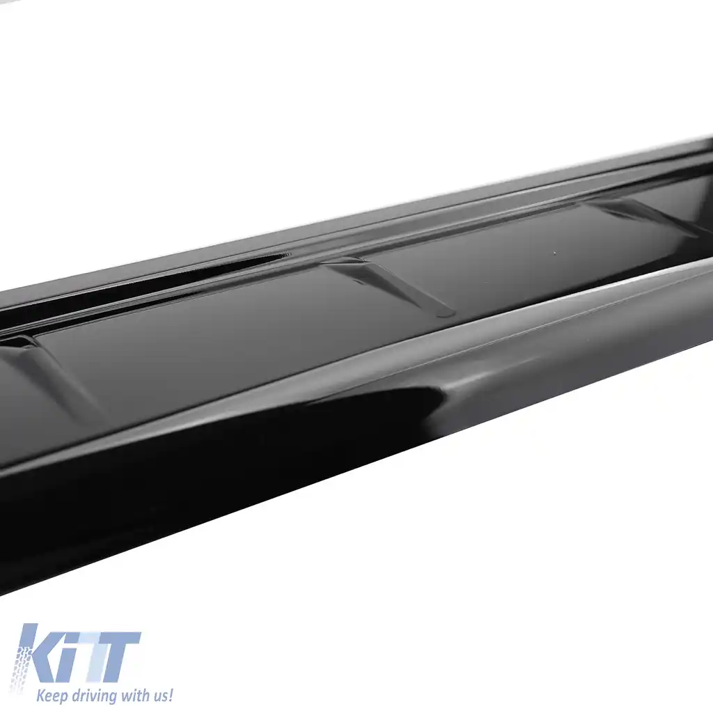 Protector de bumper ABS negru lucios, potrivit pentru VW Bus T5 T6 cu ușă dublă-image-6257504
