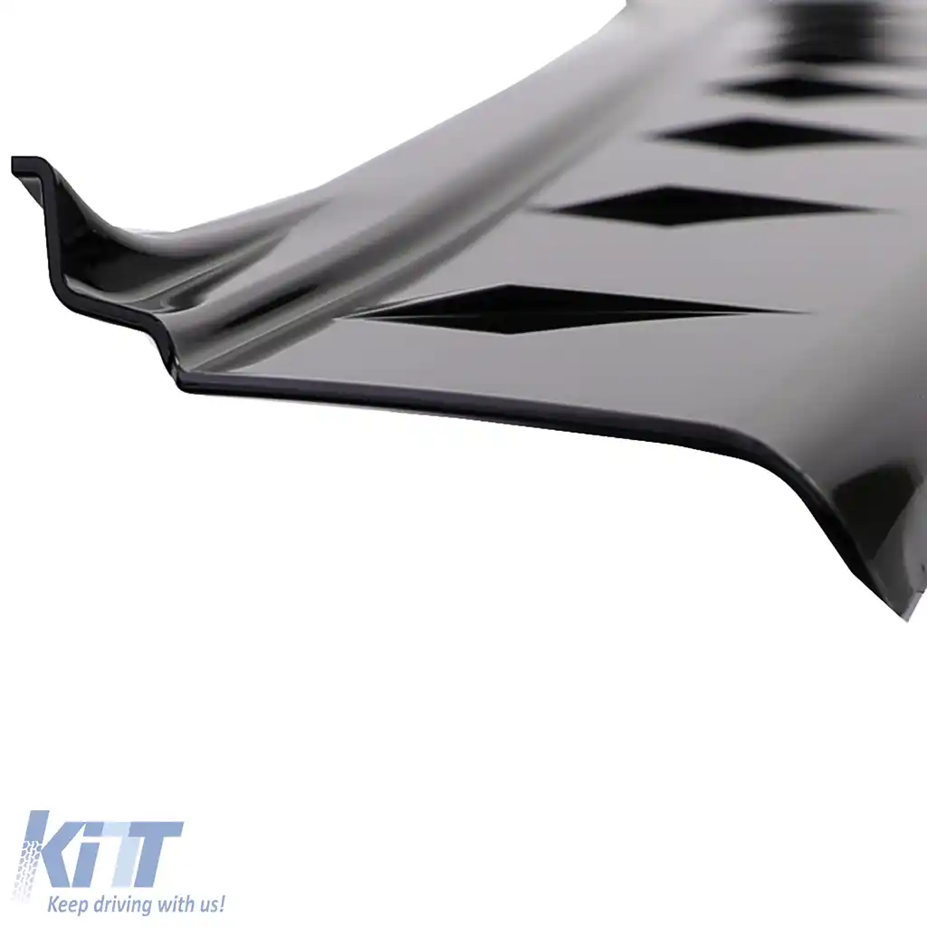 Protector de bumper ABS negru lucios, potrivit pentru VW Bus T5 T6 cu ușă dublă-image-6257505