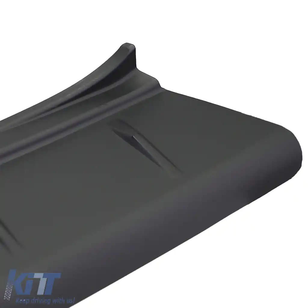 Protector de bumper ABS negru, potrivit pentru VW Bus T5 T6 cu ușă dublă-image-6193765