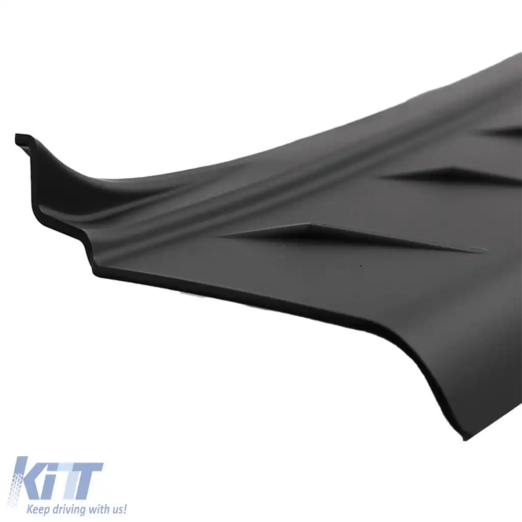 Protector de bumper ABS negru, potrivit pentru VW Bus T5 T6 cu ușă dublă-image-6193767