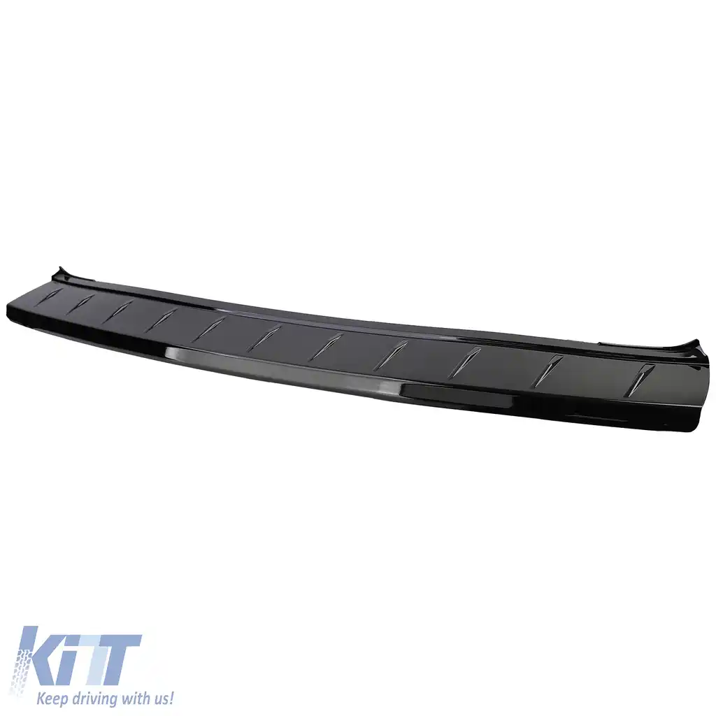 Protector de bumper ABS pentru hayon, negru lucios, potrivit pentru VW Bus T5 T6 cu hayon-image-6209734