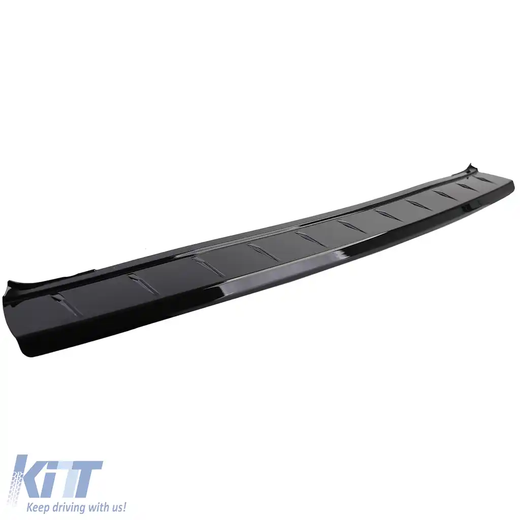 Protector de bumper ABS pentru hayon, negru lucios, potrivit pentru VW Bus T5 T6 cu hayon-image-6209736