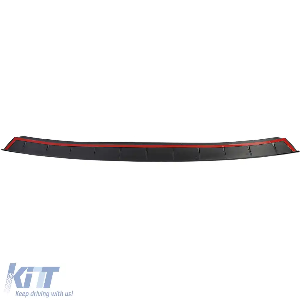 Protector de bumper ABS pentru hayon, negru lucios, potrivit pentru VW Bus T5 T6 cu hayon-image-6209740
