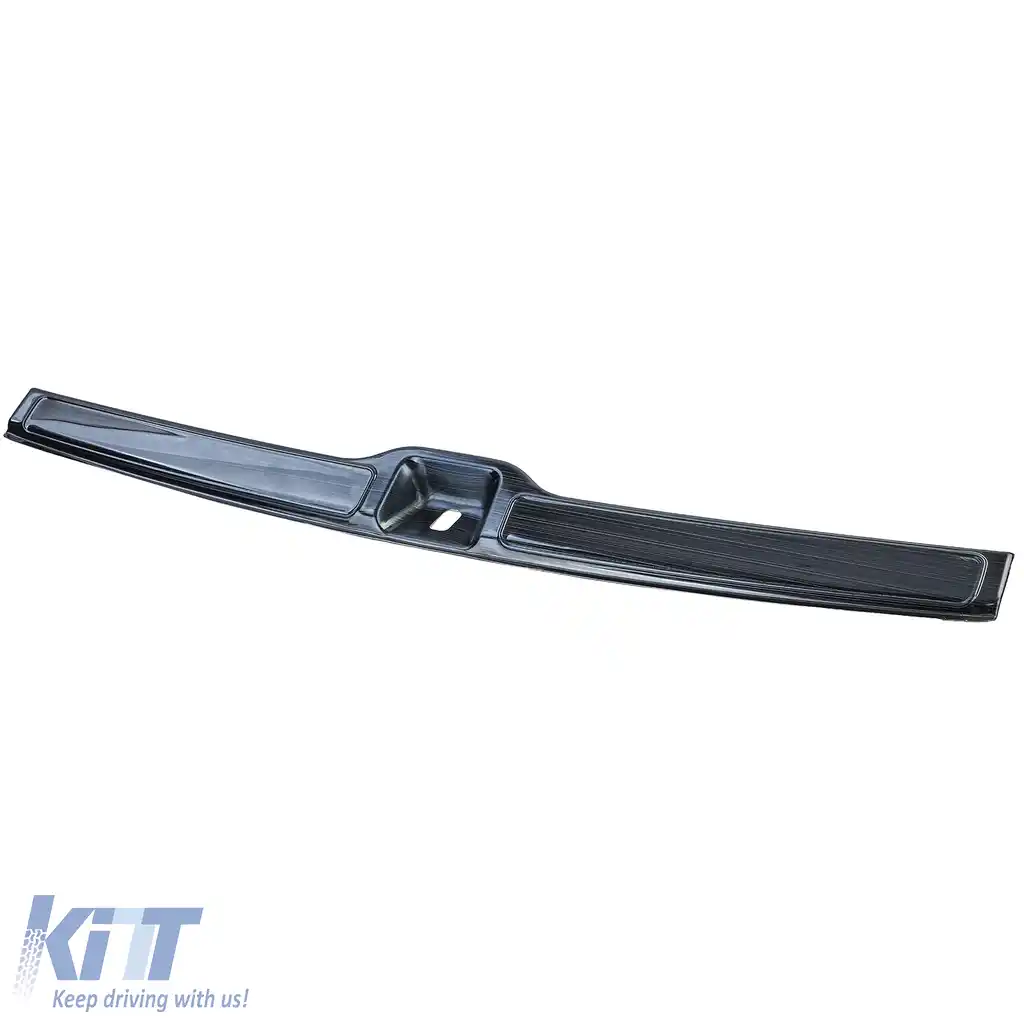 Protector de încărcare din oțel inoxidabil, negru, pentru bara de protecție interioară a Mercedes GLC X253-image-6207556