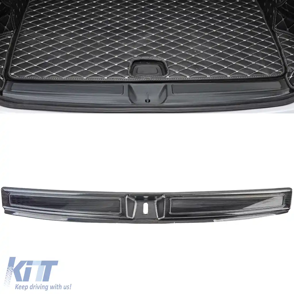 Protector interior de bumper din oțel inoxidabil negru, potrivit pentru Mercedes GLB