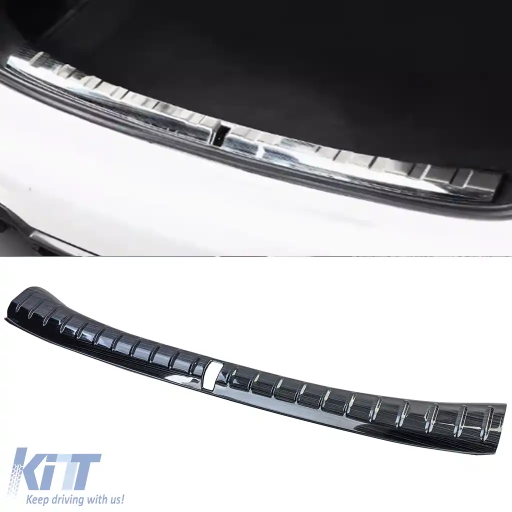 Protector interior de bumper negru din oțel inoxidabil, potrivit pentru BMW Seria 5 G30 G31