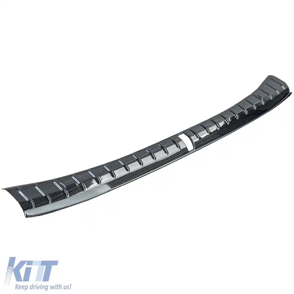 Protector interior de bumper negru din oțel inoxidabil, potrivit pentru BMW Seria 5 G30 G31-image-6200739