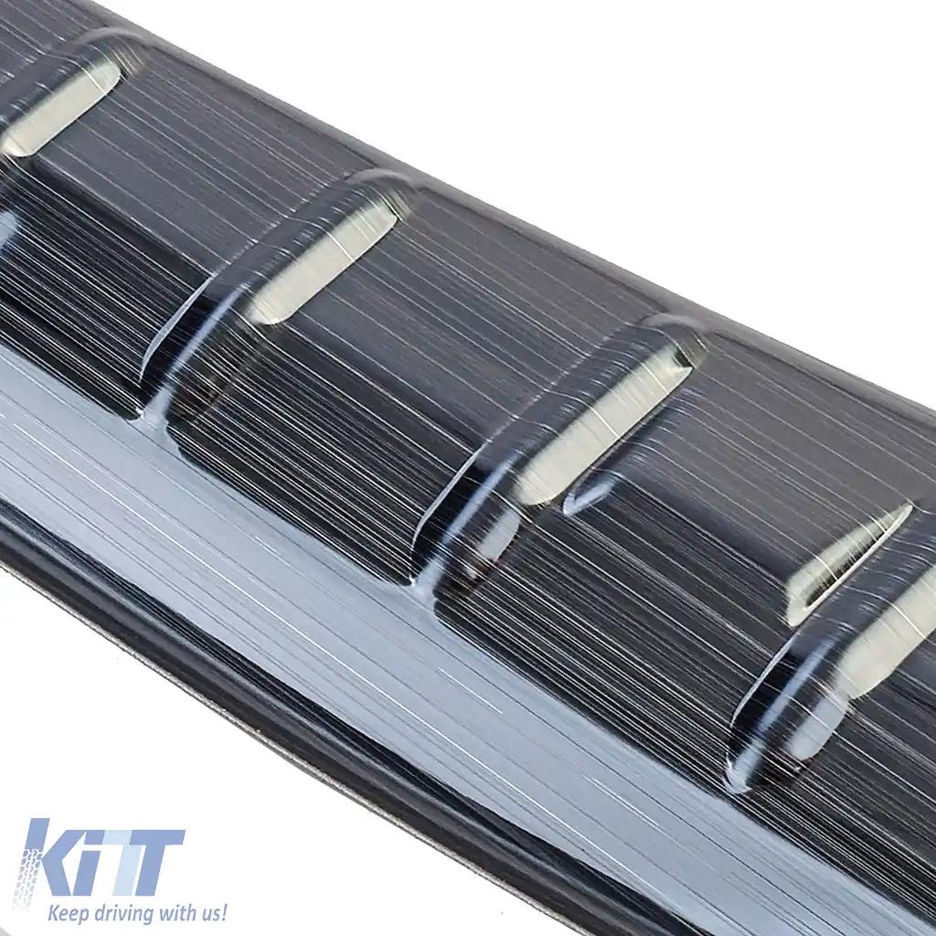 Protector interior de bumper negru din oțel inoxidabil, potrivit pentru BMW Seria 5 G30 G31-image-6200741