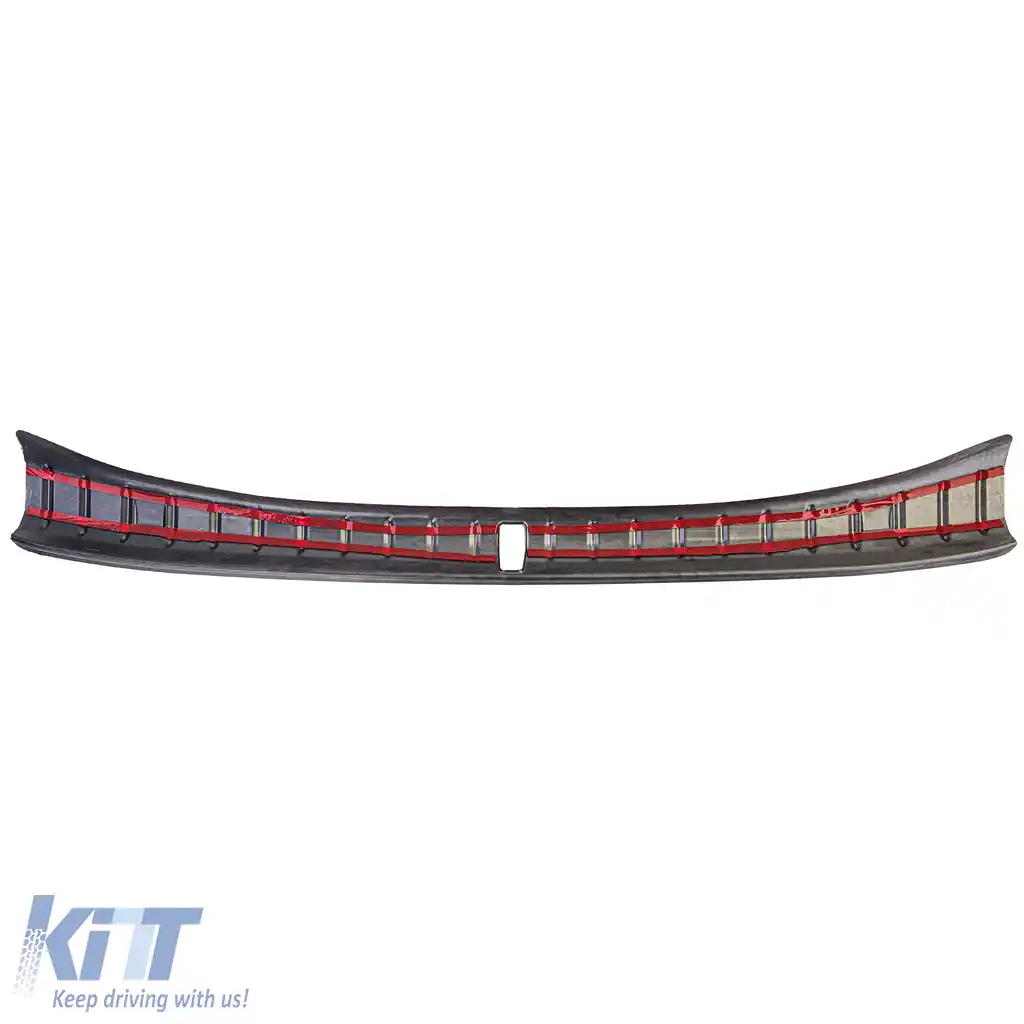 Protector interior de bumper negru din oțel inoxidabil, potrivit pentru BMW Seria 5 G30 G31-image-6200742