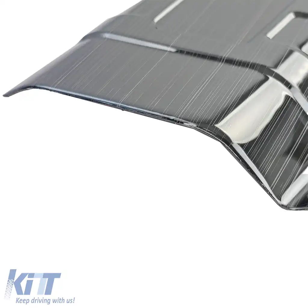 Protector interior pentru bara de protecție spate din oțel inoxidabil negru, potrivit pentru BMW X1 U11-image-6193994