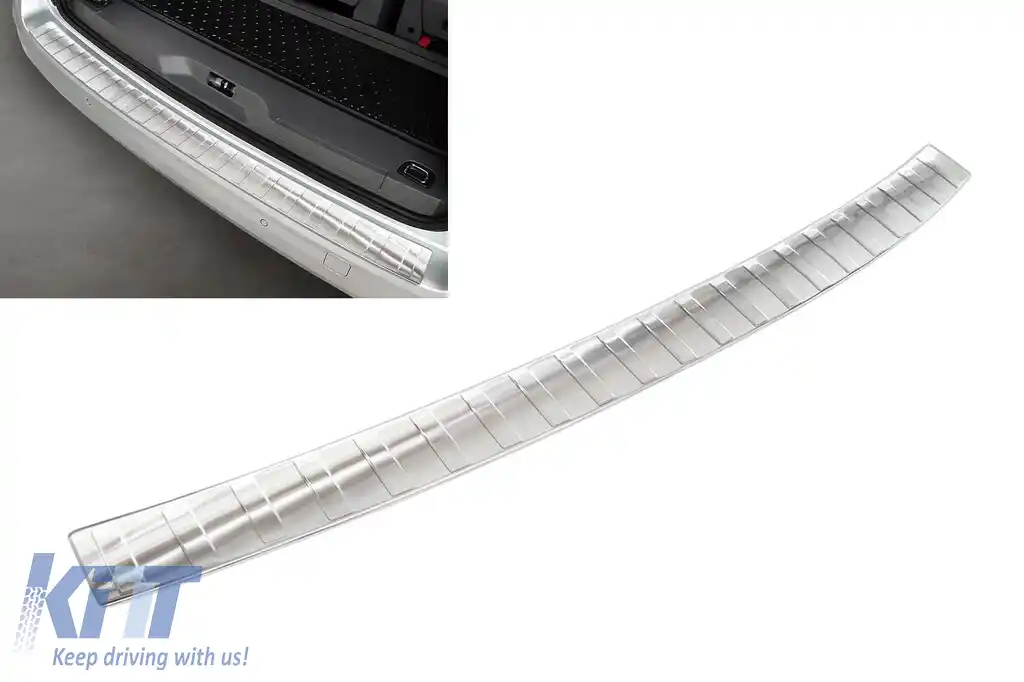 Protector pentru bara de protecție spate Avisa potrivit pentru Volkswagen T7 Multivan după 2022, crom