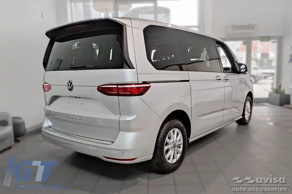 Protector pentru bara de protecție spate Avisa potrivit pentru Volkswagen T7 Multivan după 2022, crom-image-6211776