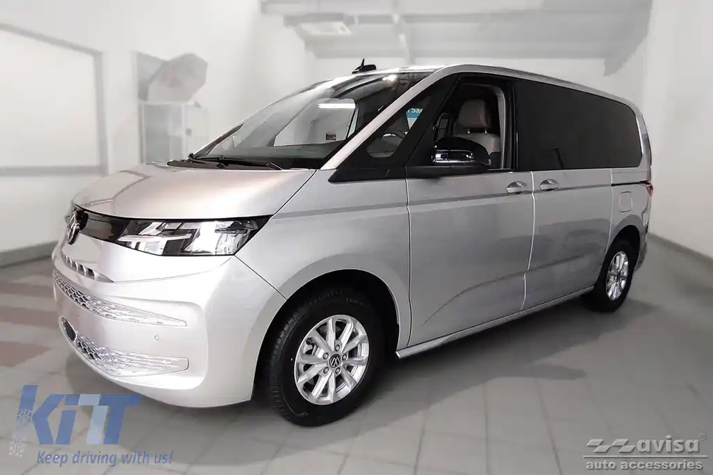 Protector pentru bara de protecție spate Avisa potrivit pentru Volkswagen T7 Multivan după 2022, crom-image-6211777