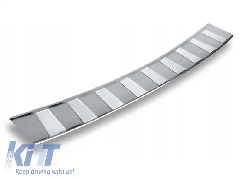 Protector pentru bara de protecție spate Avisa, potrivit pentru BMW X6 (2014–2019), crom