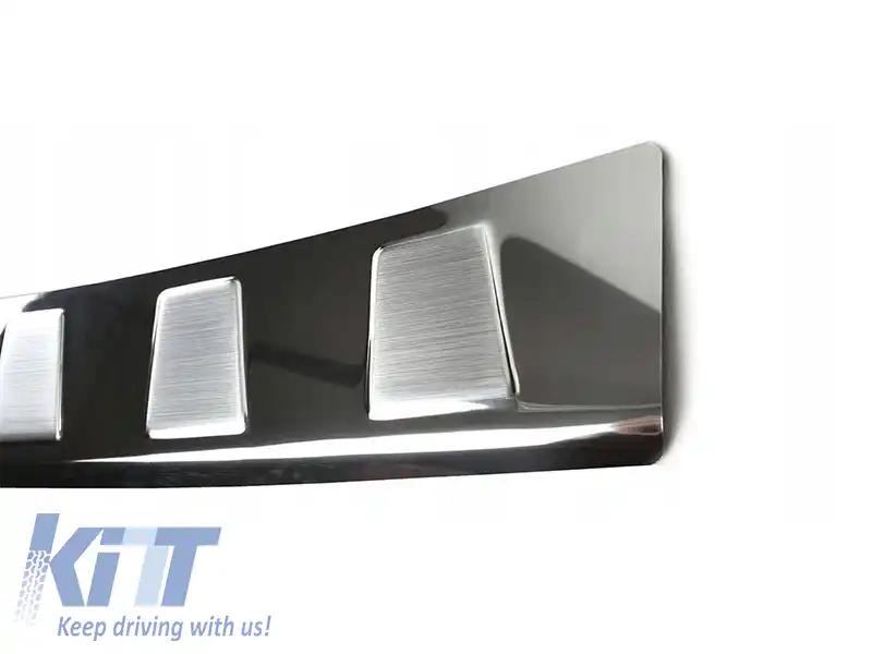 Protector pentru bara de protecție spate Avisa, potrivit pentru BMW X6 (2014–2019), crom-image-6236153