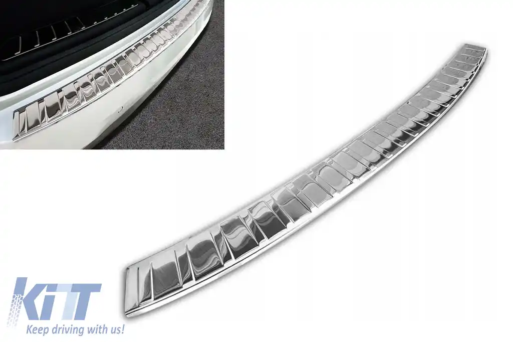 image-24-Protector pentru bara spate Avisa potrivit pentru BMW X3 G01 bara standard 2017-2021, după 2021, crom