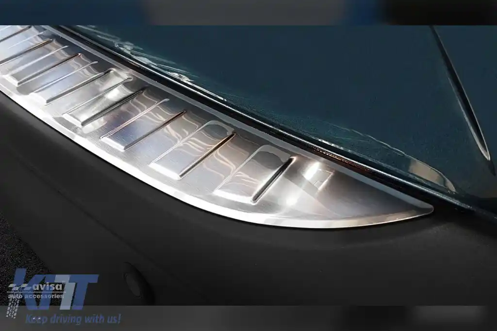 Protector pentru bara spate Avisa potrivit pentru Mazda CX-3 2015-2018, după 2018, crom-image-6129543
