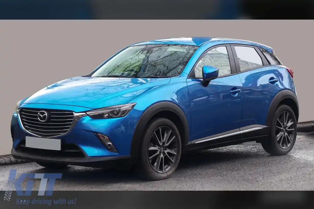 Protector pentru bara spate Avisa potrivit pentru Mazda CX-3 2015-2018, după 2018, crom-image-6129545